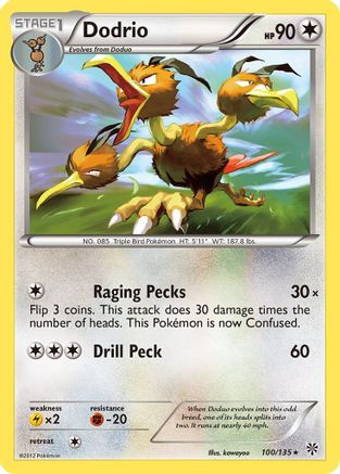 Dodrio 100/135 - Rare
