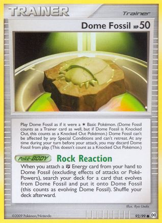 Dome Fossil 092/99 - Common