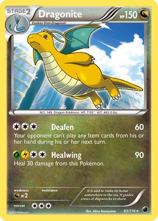Dragonite 083/116/116 - Holo Rare - Holofoil