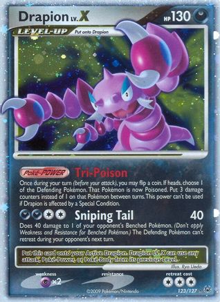 Drapion LV.X 123/127 - Ultra Rare - Holofoil