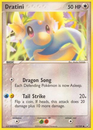 Dratini 053/109/109 - Common - Reverse Holofoil