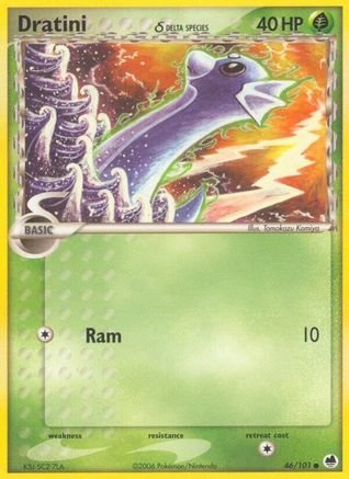 Dratini (Delta Species) 046/101/101 - Common - Reverse Holofoil
