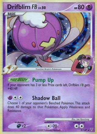 Drifblim FB 003/147 - Holo Rare - Holofoil