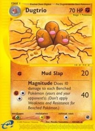 Dugtrio (44) 044/165 - Rare