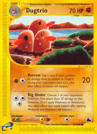Dugtrio 052/144 - Common