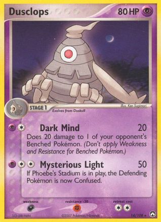 Dusclops 014/108 - Rare