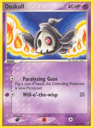 Duskull 058/107 - Common - Reverse Holofoil
