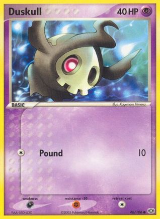 Duskull 046/106 - Common - Reverse Holofoil