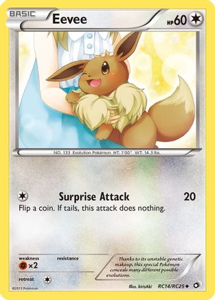 Eevee RC14/RC25/113 - Uncommon - Holofoil