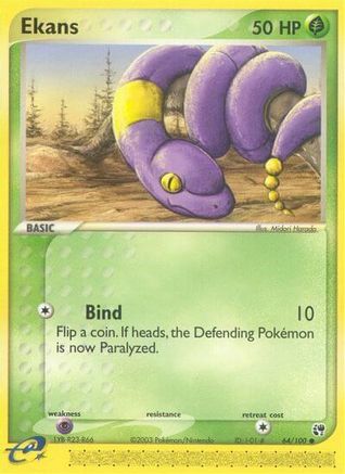 Ekans 064/100/100 - Common - Reverse Holofoil