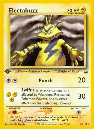 Electabuzz 033/111/111 - Uncommon - Unlimited