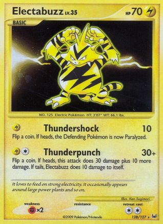 Electabuzz 128/127 - Secret Rare - Holofoil