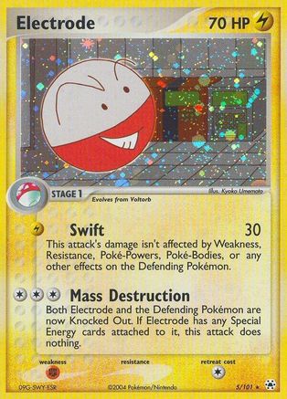Electrode 005/101 - Holo Rare - Holofoil