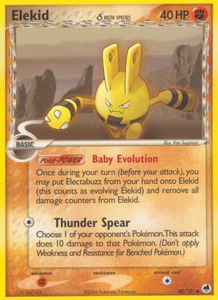 Elekid (Delta Species) 048/101/101 - Common - Reverse Holofoil