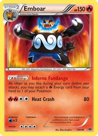 Emboar 100/99 - Secret Rare - Holofoil