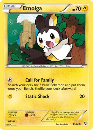 Emolga 045/124 - Uncommon