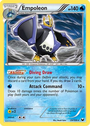 Empoleon 029/108 - Holo Rare - Holofoil