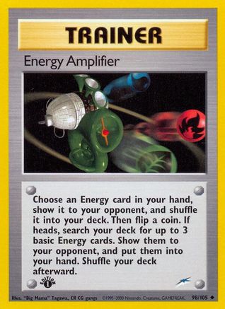 Energy Amplifier 098/105 - Uncommon - 1st Edition