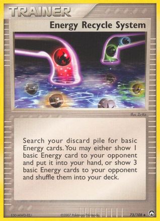 Energy Recycle System 073/108 - Uncommon