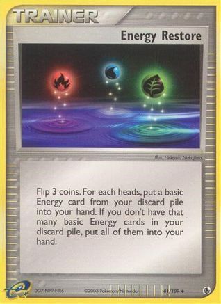 Energy Restore 081/109 - Uncommon