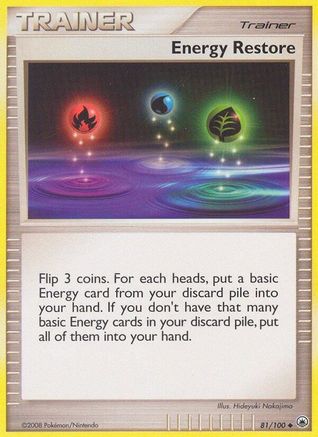 Energy Restore 081/100 - Uncommon