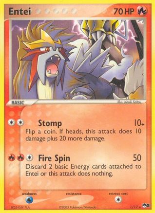 Entei 001/17 - Rare