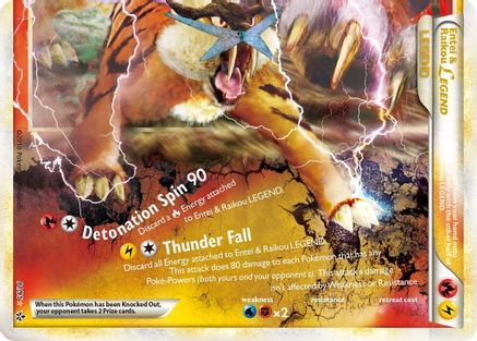 Entei & Raikou Legend (bottom) 091/95 - Ultra Rare - Holofoil