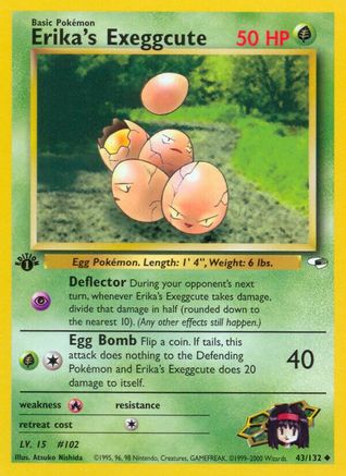 Erika's Exeggcute (43) 043/132/132 - Uncommon - Unlimited