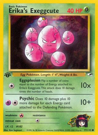 Erika's Exeggcute (77) 077/132/132 - Common - Unlimited