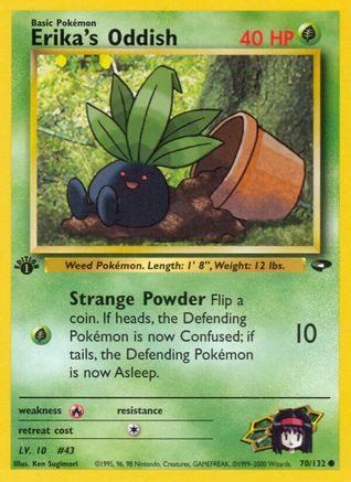 Erika's Oddish 070/132/132 - Common - Unlimited