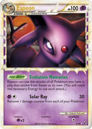Espeon (Prime) 081/90/90 - Ultra Rare - Holofoil