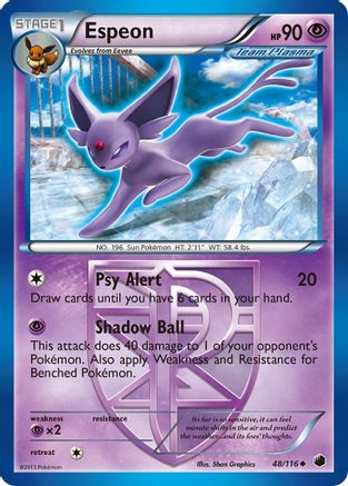 Espeon (Team Plasma) 048/116/116 - Uncommon