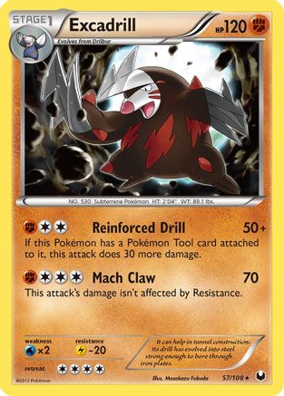 Excadrill (57) 057/108 - Rare