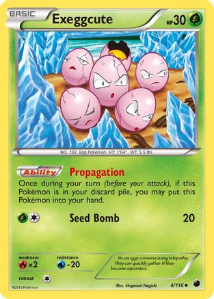 Exeggcute 004/116/116 - Uncommon