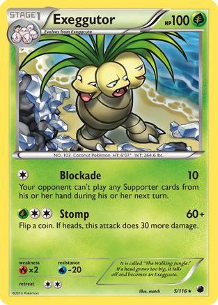Exeggutor 005/116/116 - Rare