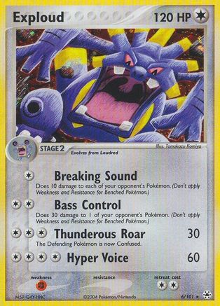 Exploud 006/101 - Holo Rare - Holofoil
