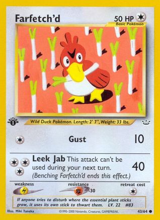 Farfetch'd 043/64/64 - Common - 1st Edition