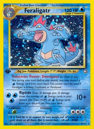 Feraligatr (5) 005/111/111 - Holo Rare - Holofoil