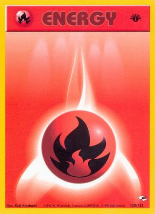 Fire Energy 128/132/132 - Common - 1st Edition