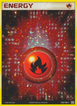 Fire Energy 102/106/106 - Holo Rare - Holofoil