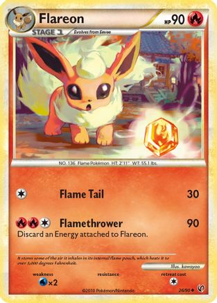 Flareon 026/90/90 - Uncommon