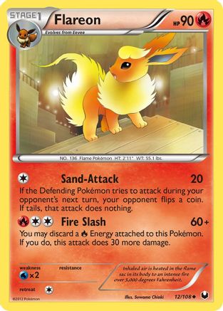 Flareon 012/108 - Uncommon