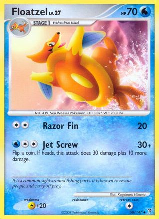 Floatzel 058/147 - Uncommon