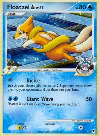 Floatzel GL 004/111 - Holo Rare - Holofoil