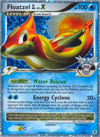 Floatzel GL Lv.X 104/111 - Ultra Rare - Holofoil