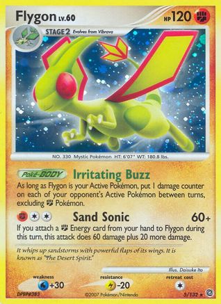 Flygon 005/132/132 - Holo Rare