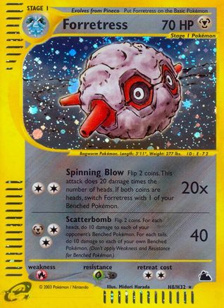 Forretress (H8) 0H8/144 - Holo Rare - Holofoil