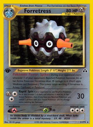 Forretress (21) 021/75/75 - Rare - Unlimited