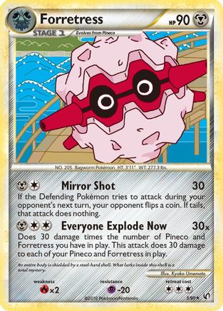 Forretress (3) 003/90/90 - Holo Rare - Holofoil
