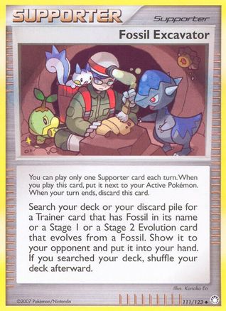 Fossil Excavator 111/123/123 - Uncommon